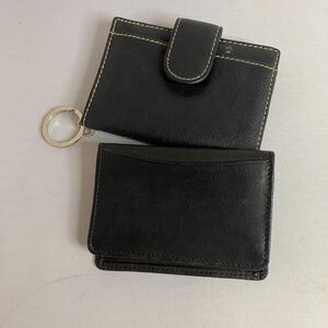 #2000 WILSON AND BUXTON Black Leather Wallets